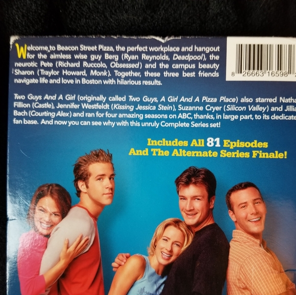 EXTREMELY RARE "Two Guys and a Girl" Complete Series DVD Box Set. - Picture 13 of 16